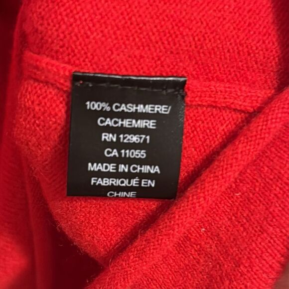 Red Skull Cashmere Slashed Sleeve sweater C49 - Picture 8 of 8